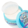 Balea Mizellen Augen Make-up Entferner Pads - disque demaquillant blanc texture pot ouvert bleu