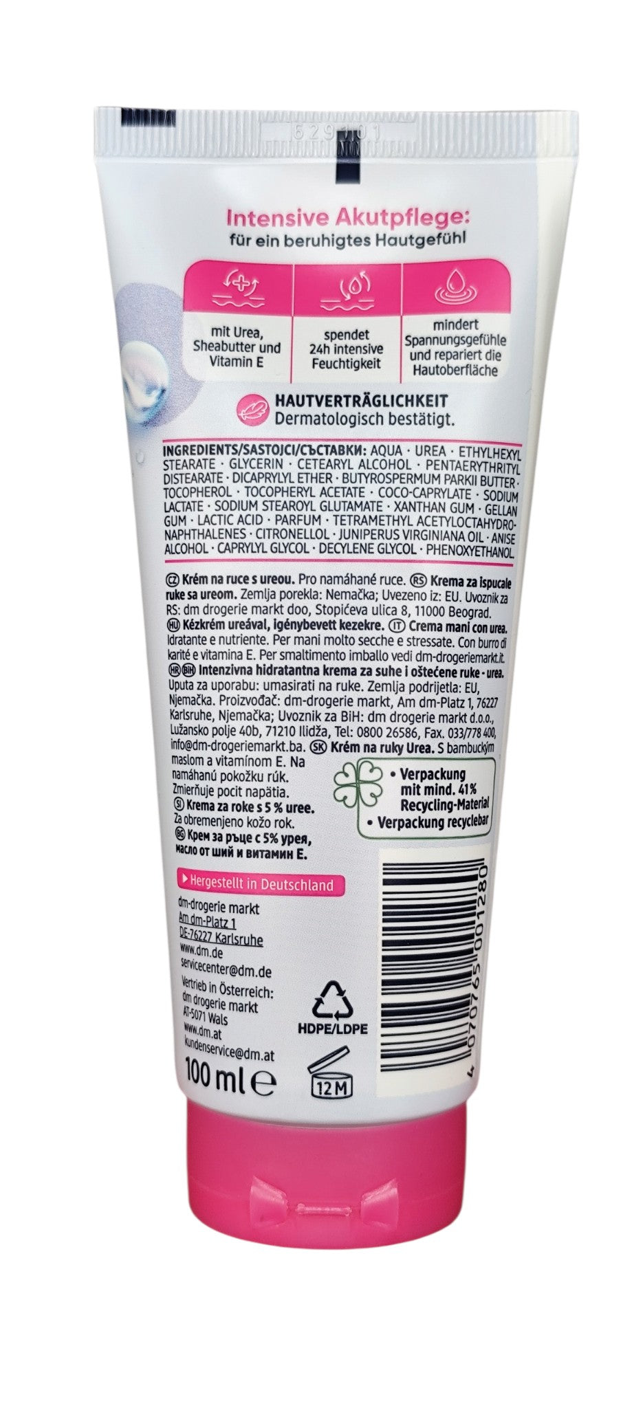 Crème mains à l’urée, 100 ml