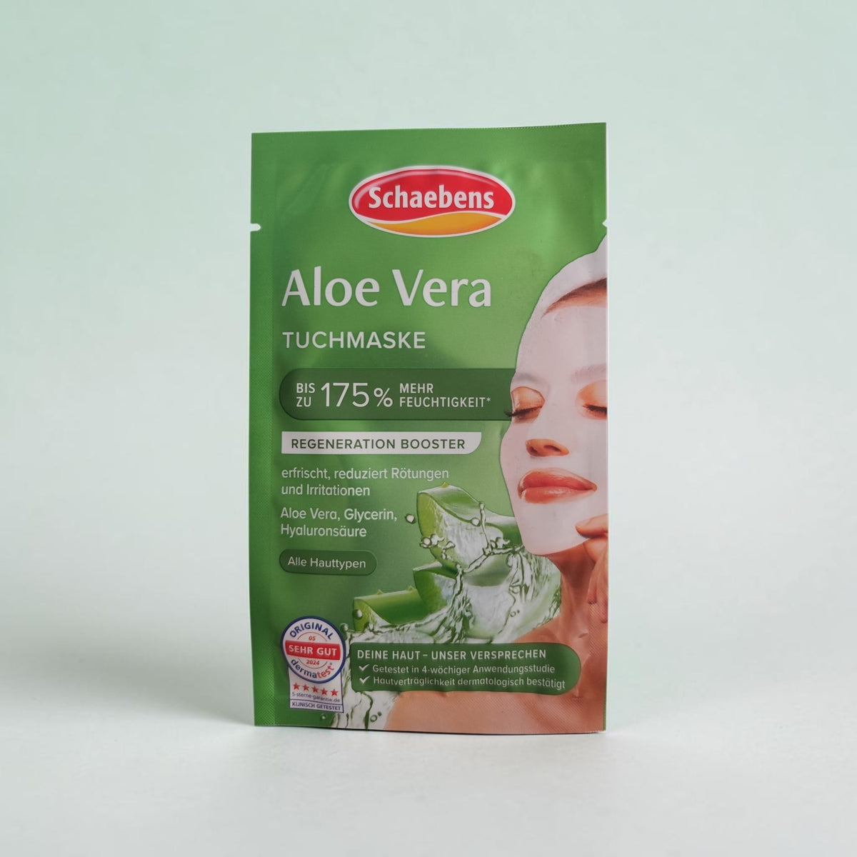 Masque visage à l’Aloe Vera Schaebens, 1 pièce