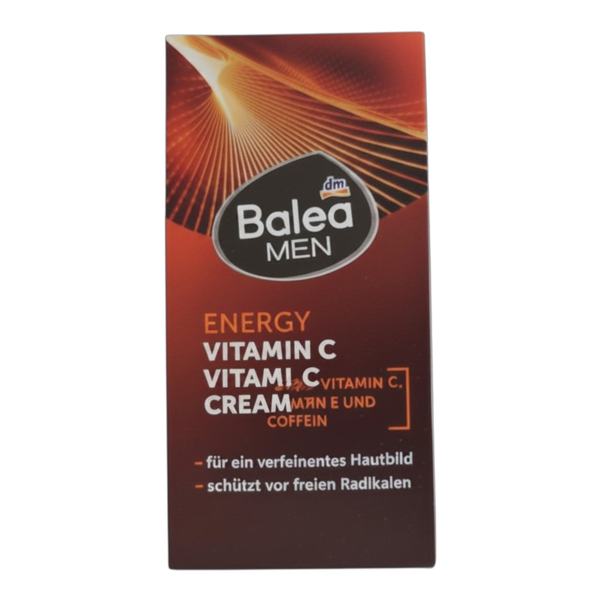 Crème visage énergisante à la vitamine C pour homme, 75 ml