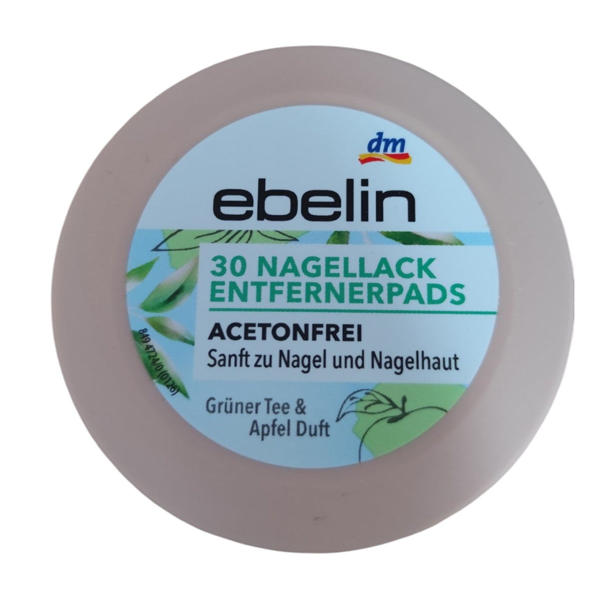 Lingettes Dissolvantes Thé Vert & Pomme Ebelin