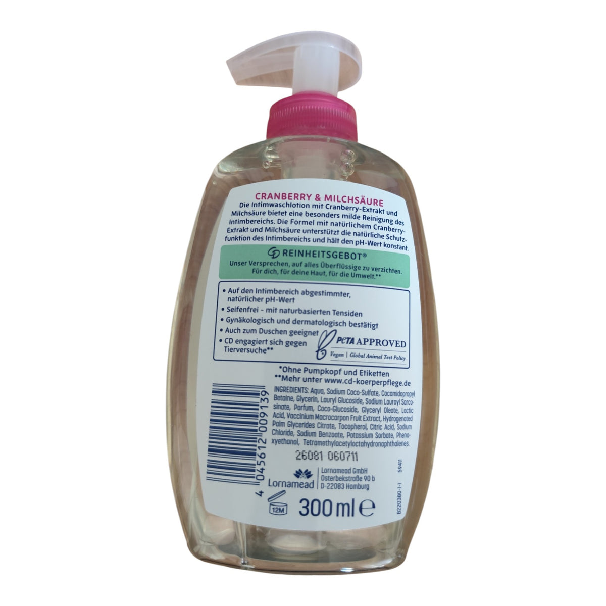 Lotion Lavante Intime CD, 250 ml