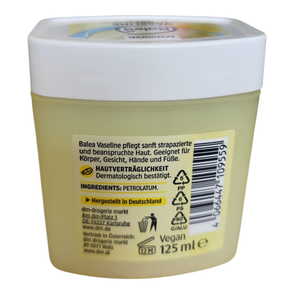 Vaseline Soin Doux Multi-Usage Balea, 125 ml