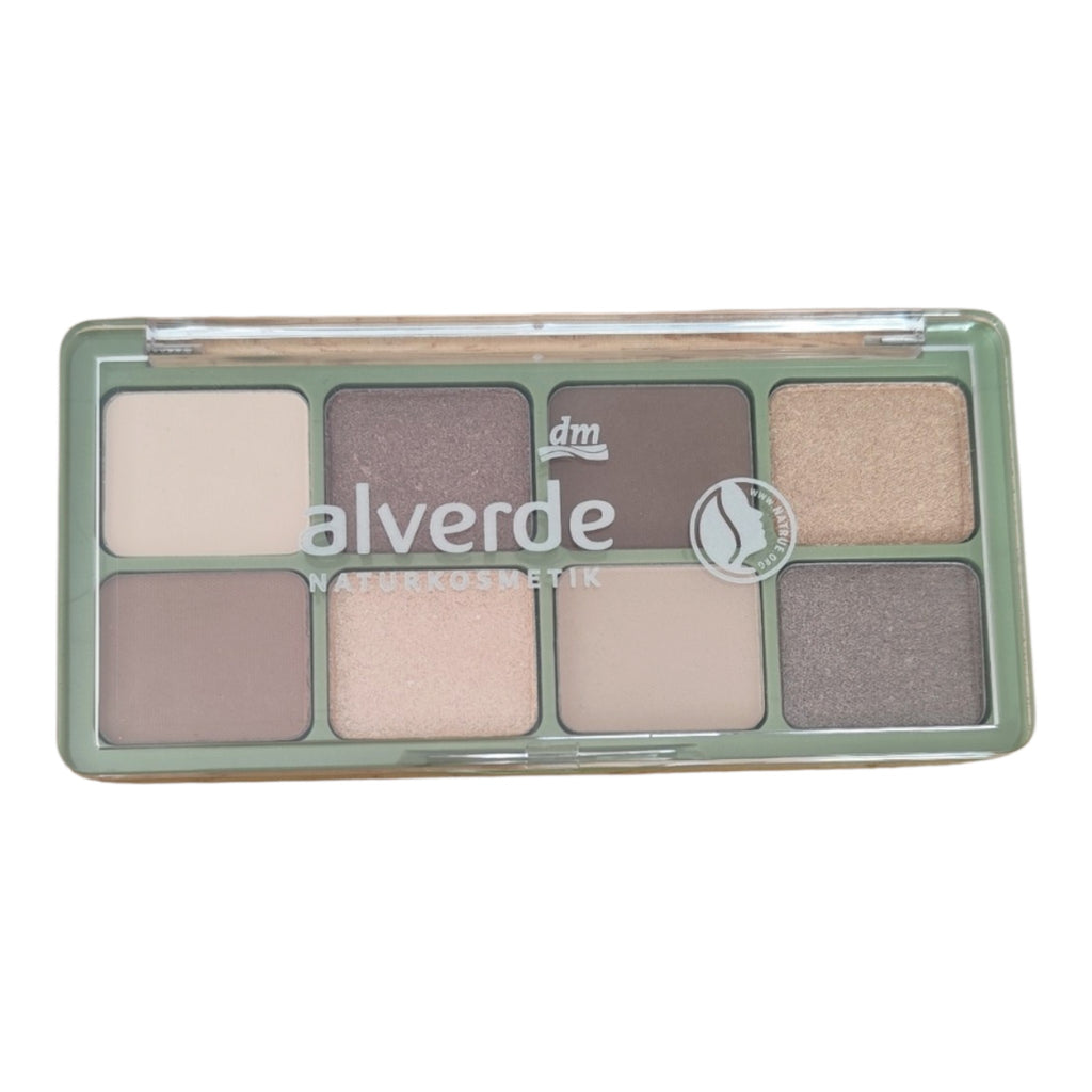 Palette Fards à Paupières 50 Nude Glam Alverde, 8 teintes, 11,2 g