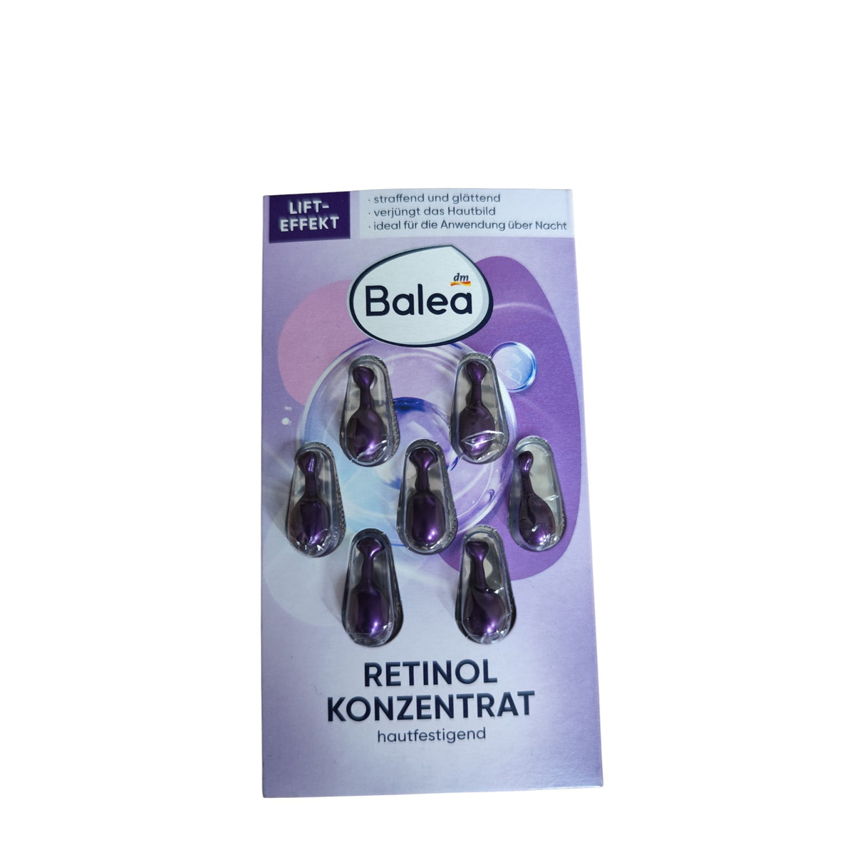 Concentre de retinol pour visage, 7 capsules