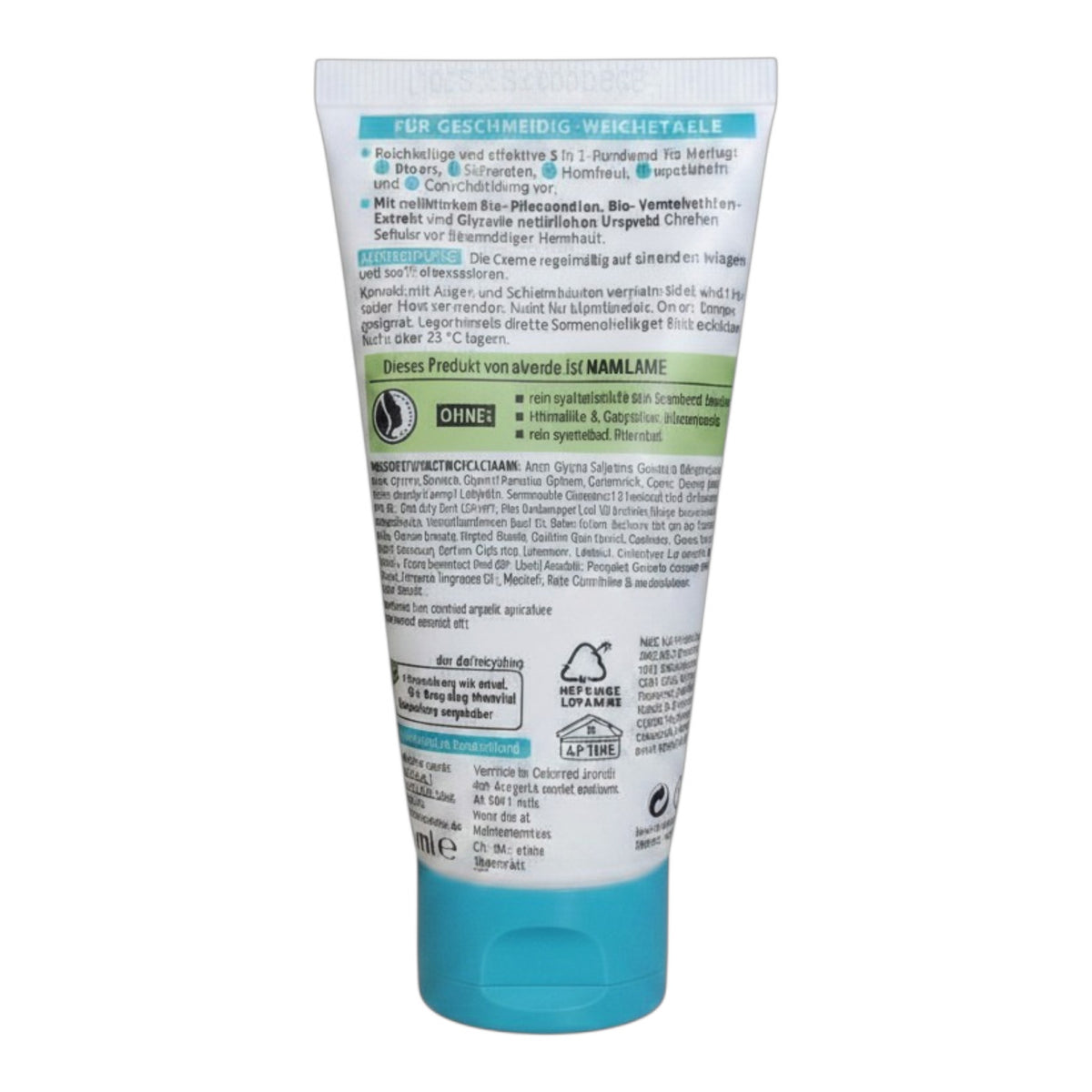 Crème pieds 5-en-1 Sauge & Écorce de Saule Alverde, 75 ml