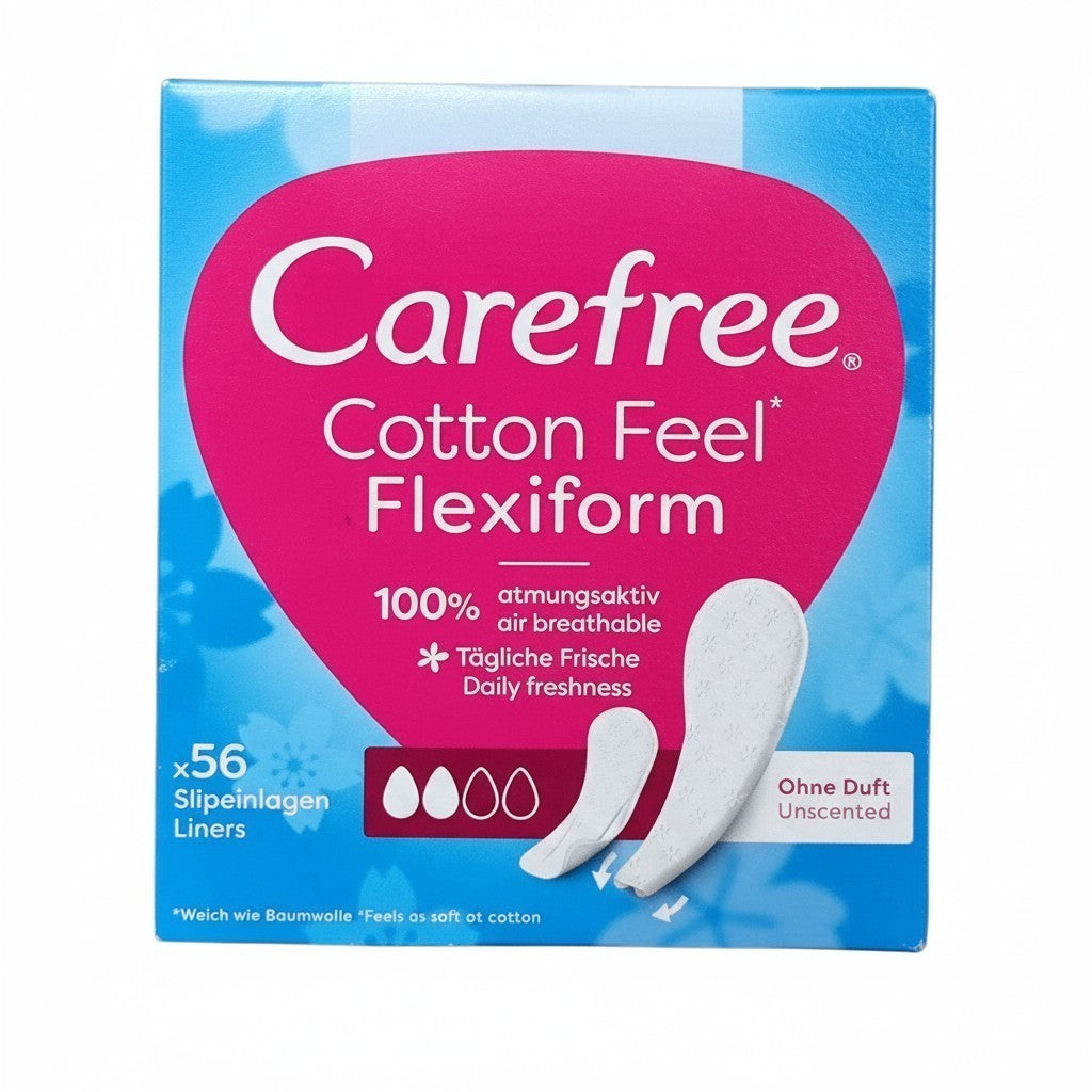 Protege-slips Flexiform effet coton, parfum frais, paquet de 56