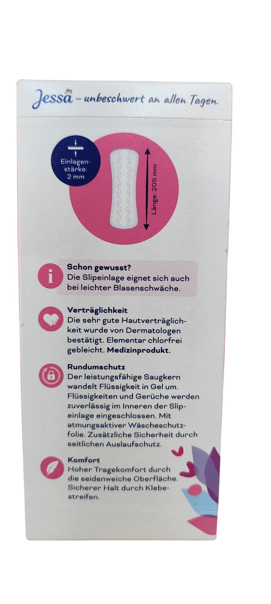 Protège-slips extra longs Jessa au parfum frais, 30 unités