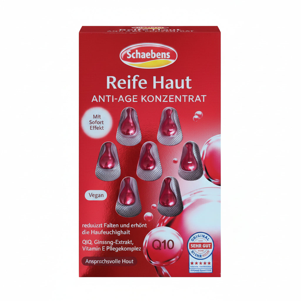 Concentre pour visage peaux matures, 7 capsules