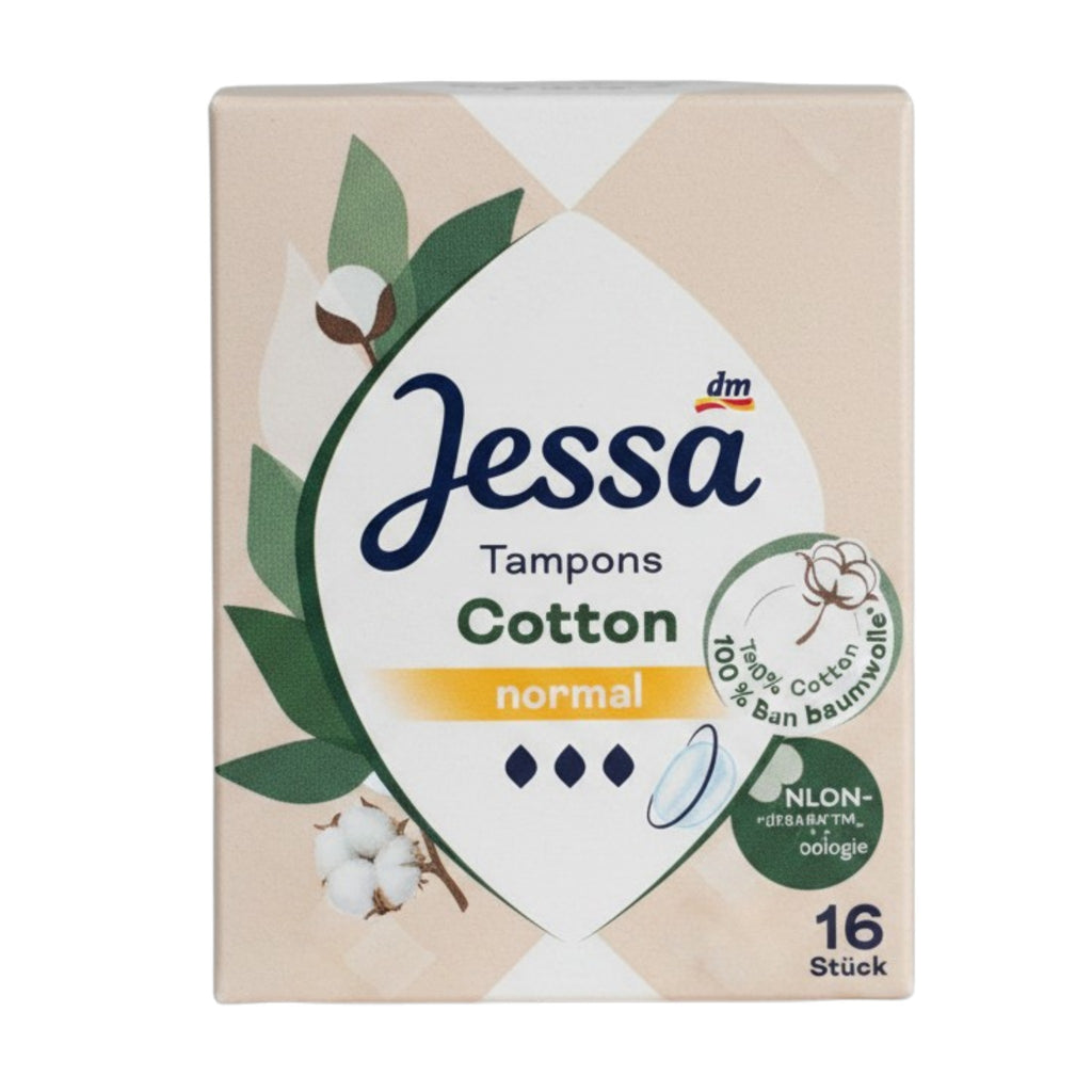 Tampons en coton normal, paquet de 16