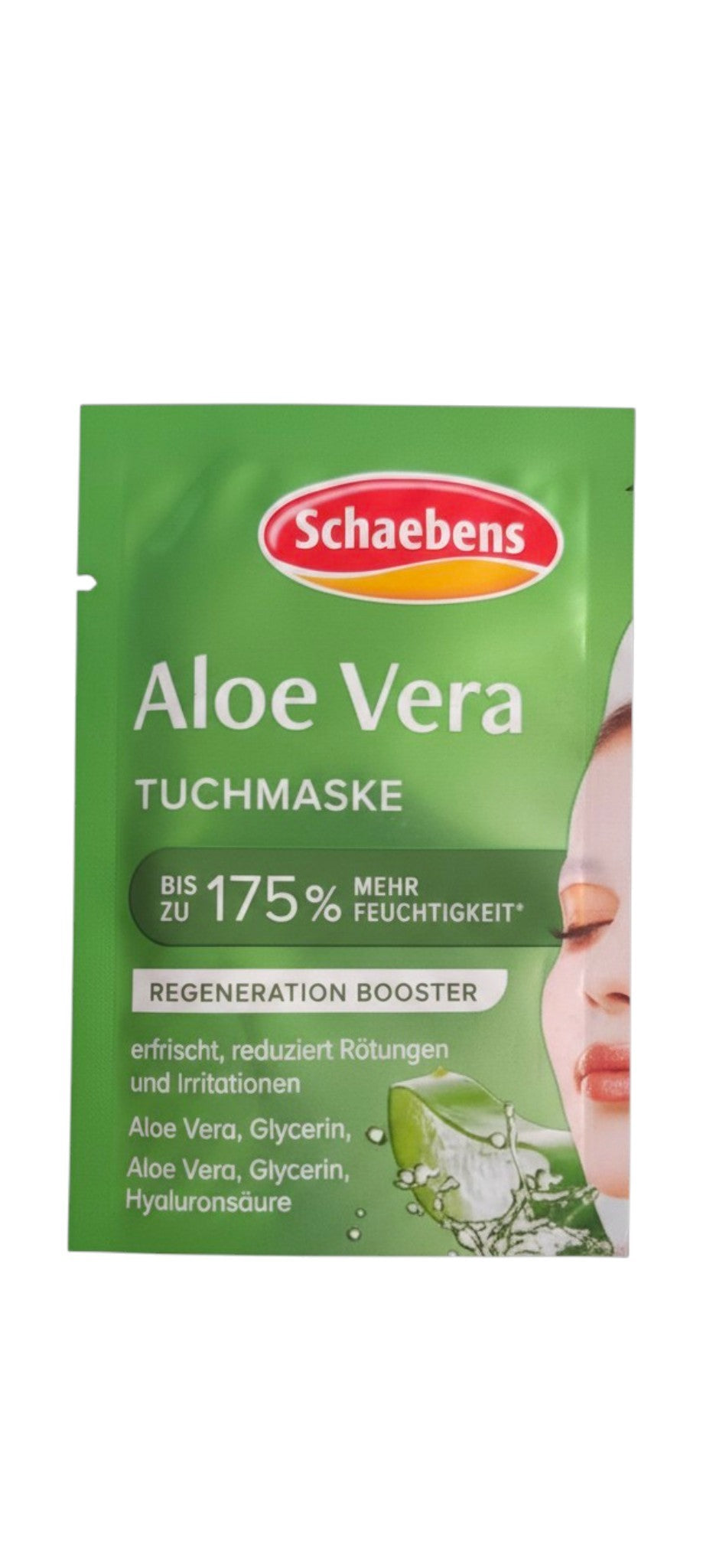 Masque visage à l’Aloe Vera Schaebens, 1 pièce