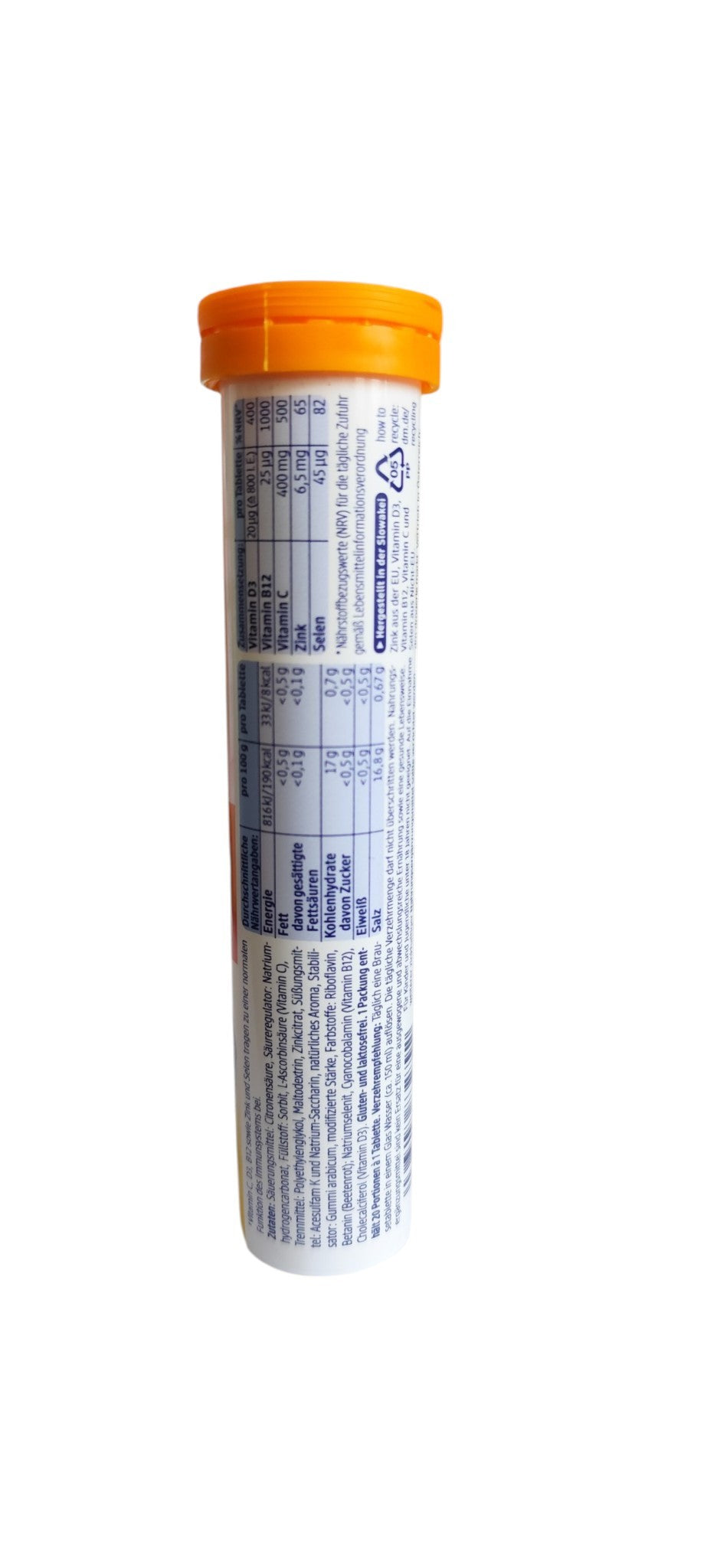 Comprimés effervescents Immun Fit, 20 comprimés, 80 g