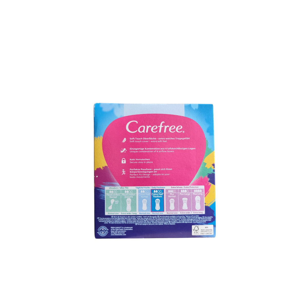 Protege-slips Flexiform effet coton, parfum frais, paquet de 56