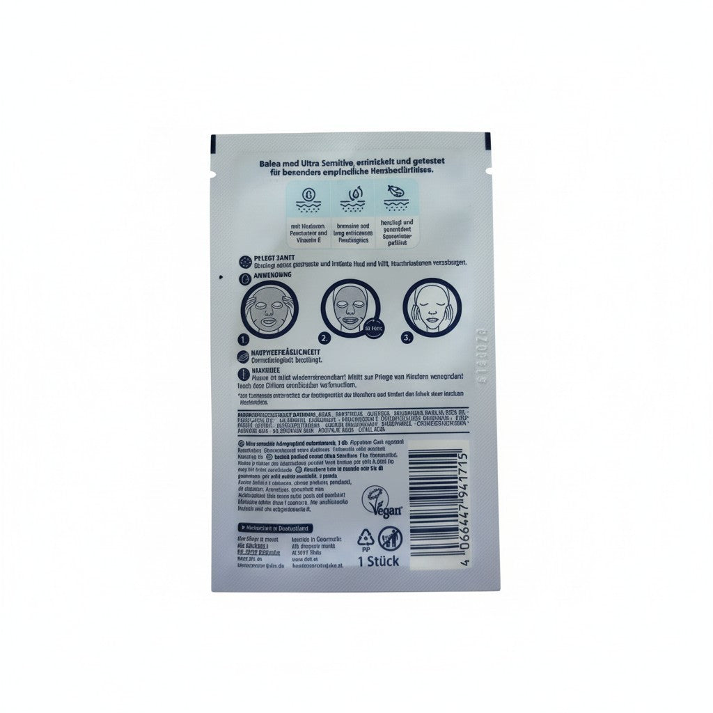 Masque en tissu Panthénol Ultra Sensible, 1 pièce