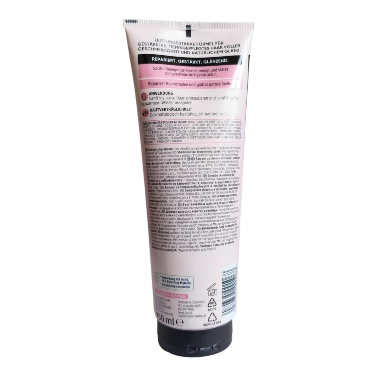 Shampooing réparateur à la kératine, 250 ml