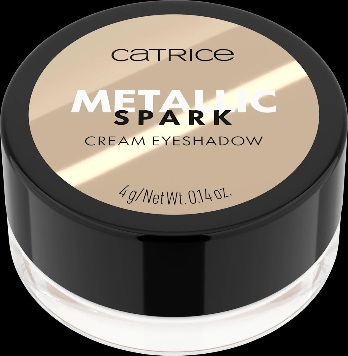 Catrice Metallic Spark Cream Eyeshadow 010 Champagne Chic 4g – pot fermé doré