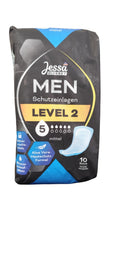 Protections pour incontinence masculine, niveau 2, moyenne, lot de 10