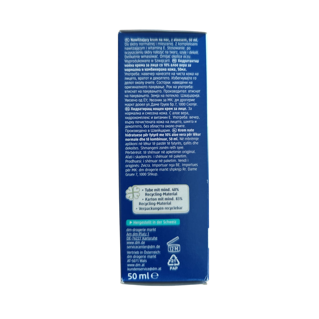 Crème de nuit hydratante, 50 ml